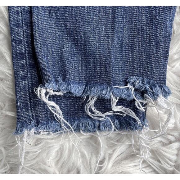 LEVI’S X WHITE OAK CONE DENIM Frayed Hems Button Fly Denim Jeans 28 - Picture 12 of 13